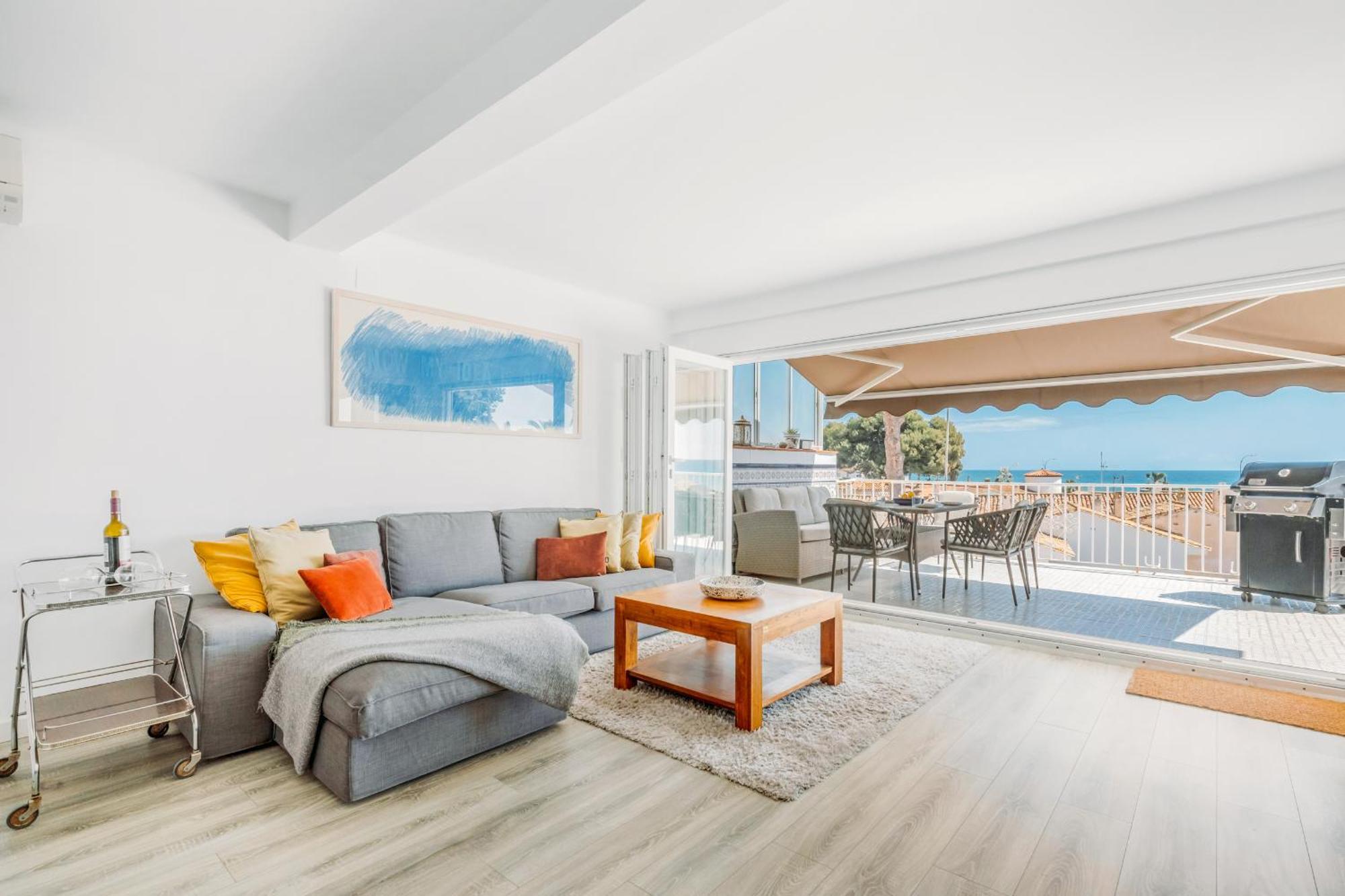 Beach Apartment In Malaga Benajarafe Bagian luar foto